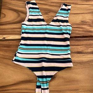 Size small striped bodysuit